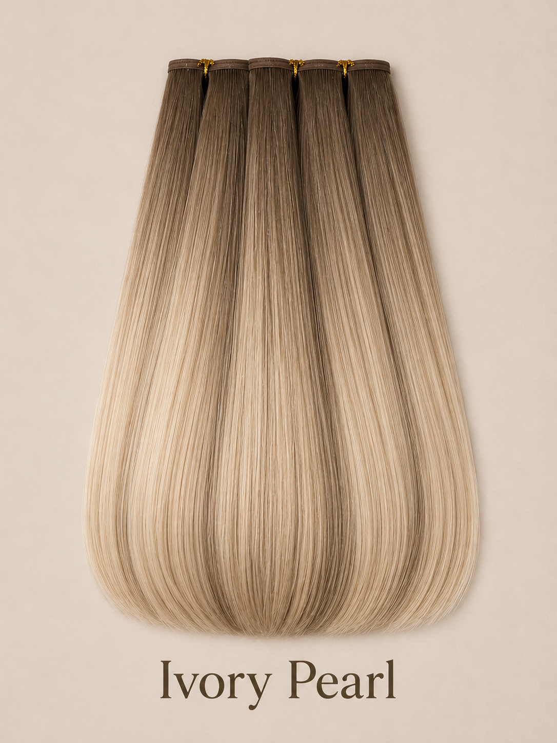 Butterfly Weft Extensions Blonde Colors